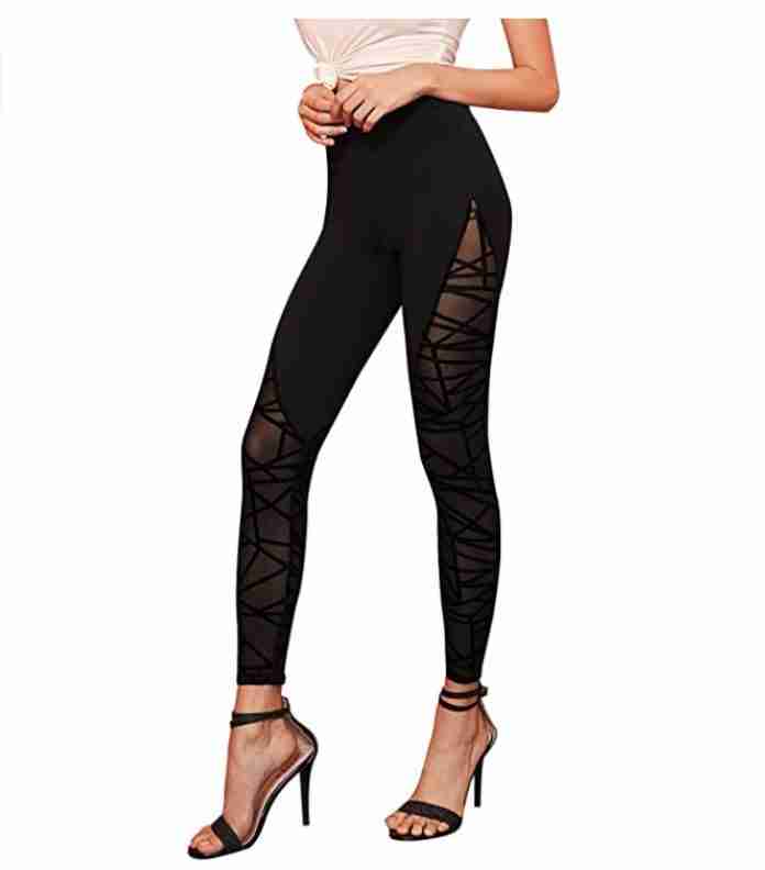 Wide Waistband Tights Leggings