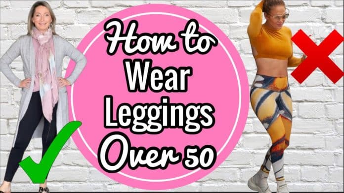 how to wear leggings at 50 4
