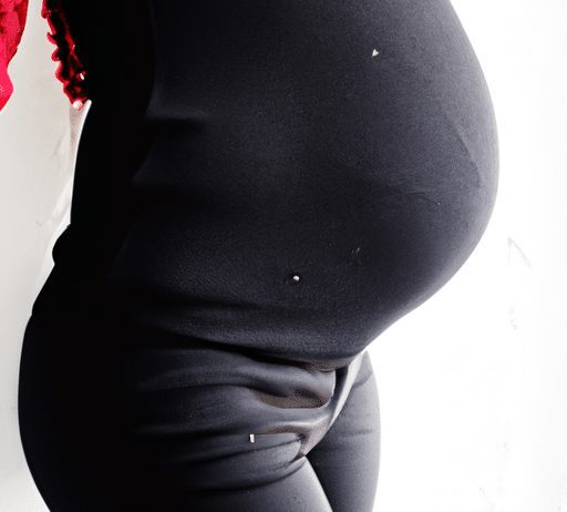 black maternity leggings support your bump in style