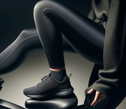black leggings for cycling pedal in comfort