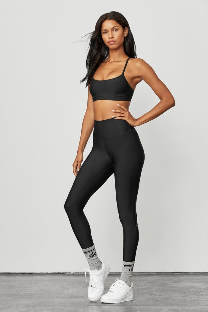 Black Leggings For Spin Class - Sweat-Wicking  Breathable Fabric