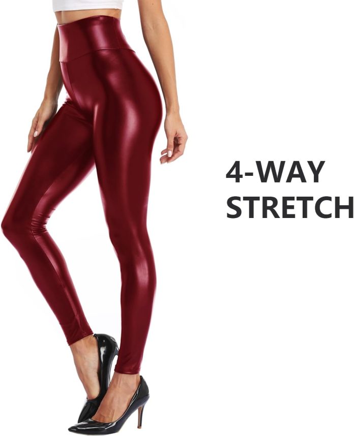 comparing 5 faux leather leggings tummy control butt lifting stylish