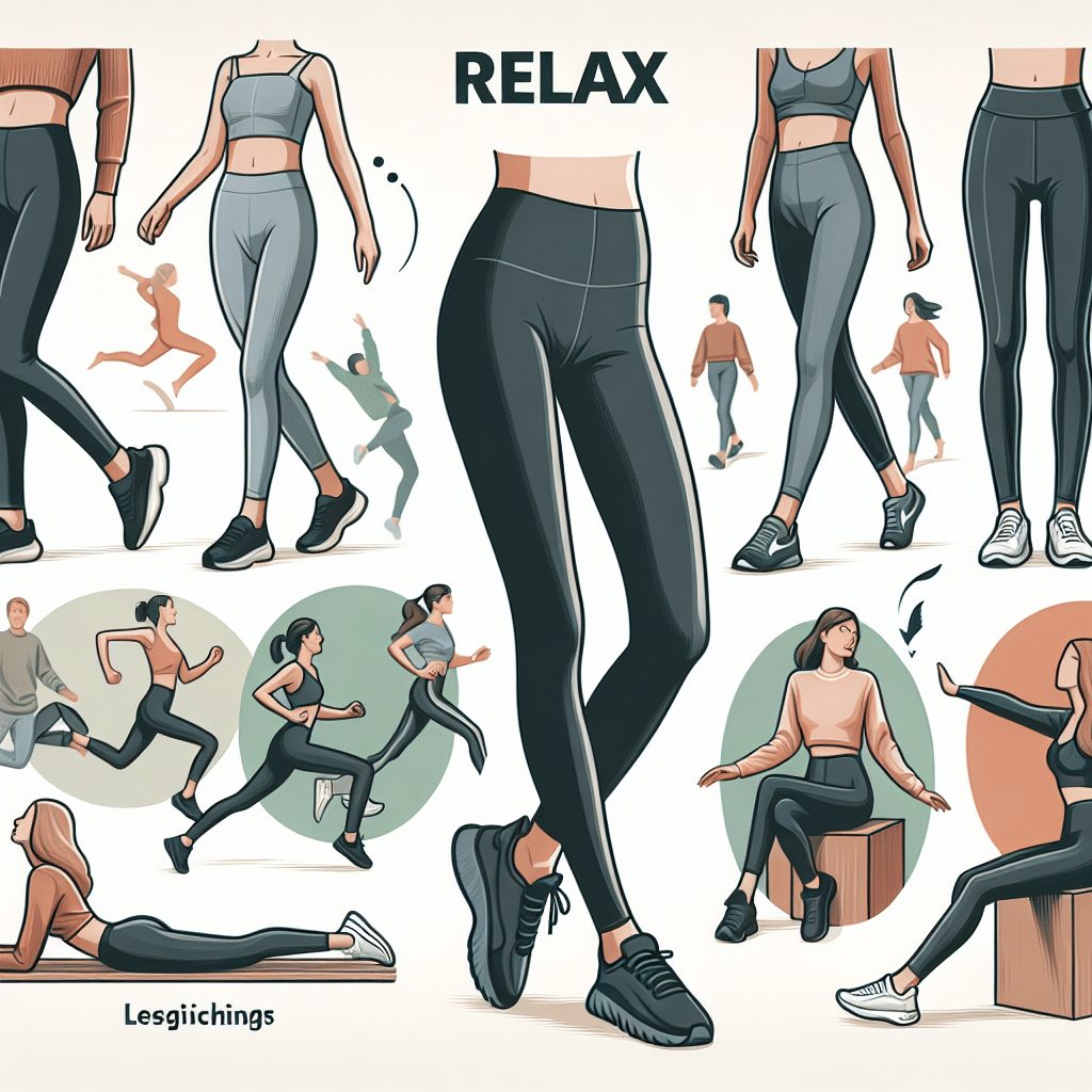 Relax Leggings - Stretchy Leggings Ideal For Rest And Leisure