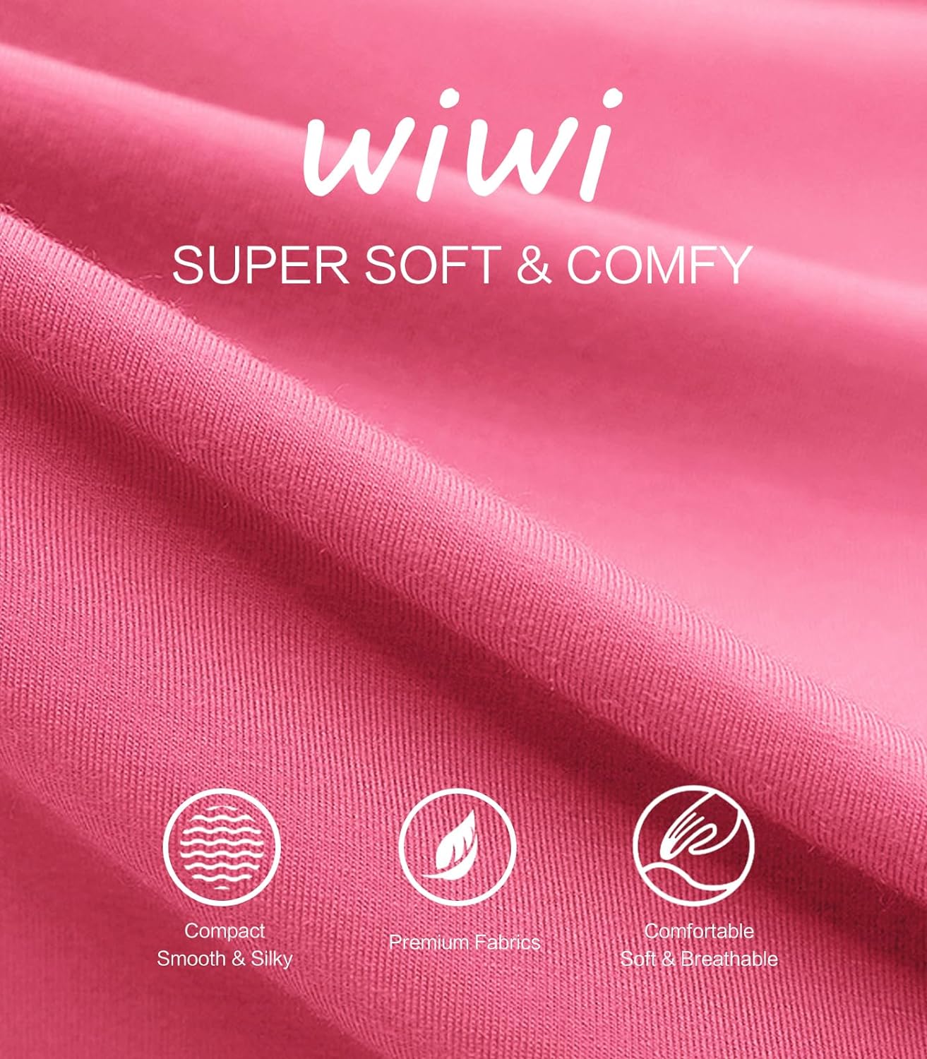 WiWi Ultra Soft Bamboo Viscose Underwear for Women Lightweight Long Johns Sets Base Layer Top Pants Thermal Pajamas Set S-3X