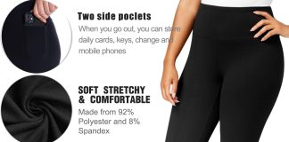 hi clasmix 2 pack plus size leggings for women tummy control high waisted super soft workout yoga athletic pants 3x 4x