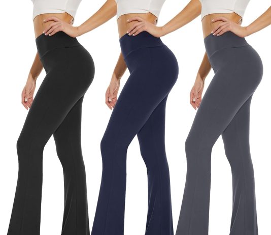 high waisted leggings for women soft athletic tummy control pants for running cycling yoga workout reg plus size