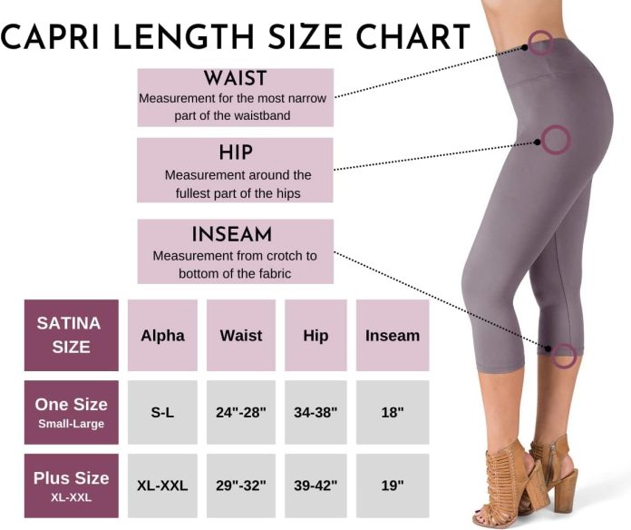 satina high waisted leggings for women capri full length fleece with pockets womens leggings