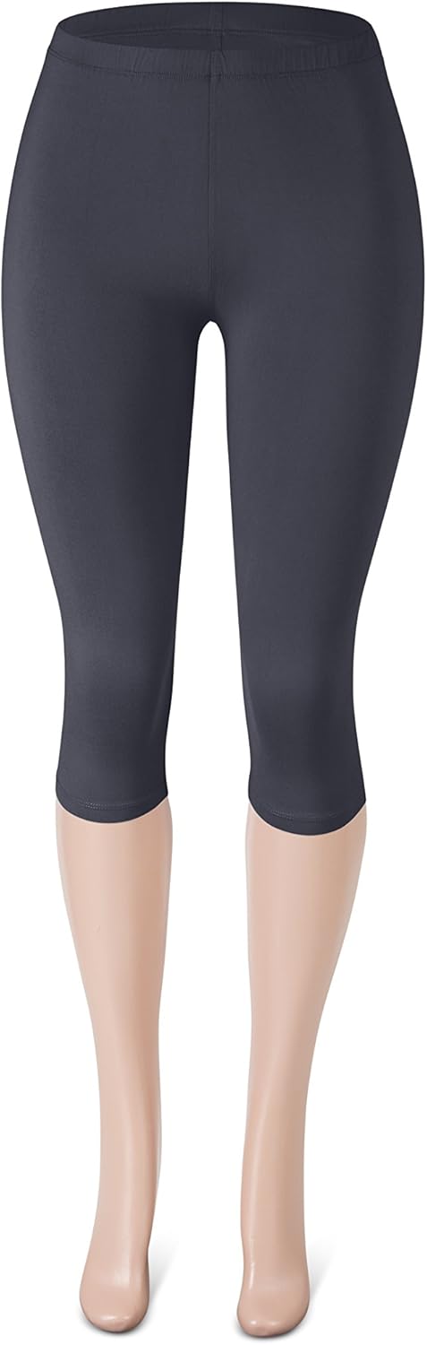SATINA High Waisted Capri  Full Length Leggings Yoga