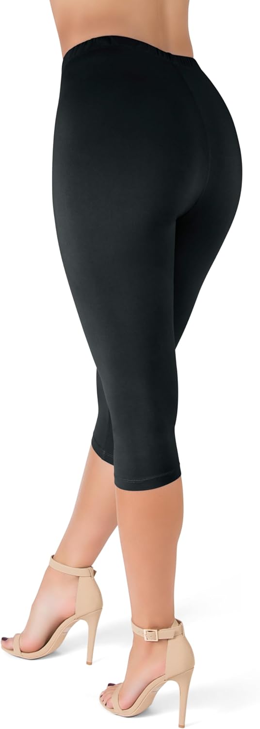 SATINA High Waisted Capri  Full Length Leggings Yoga