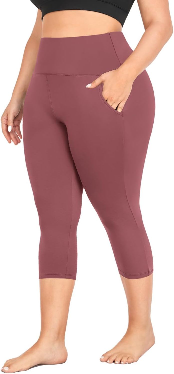 morefeel-capri-plus-size-leggings-for-women-with-pockets-stretchy-xl-4xl-tummy-control-high-waist-workout-black-yoga-pan