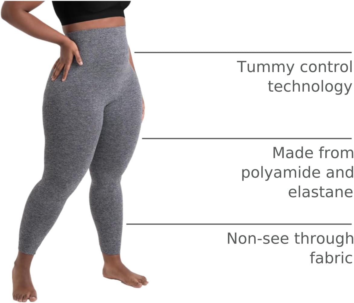 SHAPERMINT High Waisted Tummy Control Compression Leggings for Women - Petite to Plus Size Womens Leggings Non See Through SHAPERMINT High Waisted Tummy Control Compression Leggings for Women - Petite to Plus Size Womens Leggings Non See Through