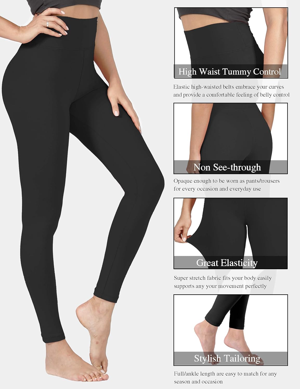 VALANDY Creamlush High Waisted Leggings for Women Buttery Soft Stretchy Tummy Control Workout Yoga Running Pants(S-3XL) VALANDY Creamlush High Waisted Leggings for Women Buttery Soft Stretchy Tummy Control Workout Yoga Running Pants(S-3XL)