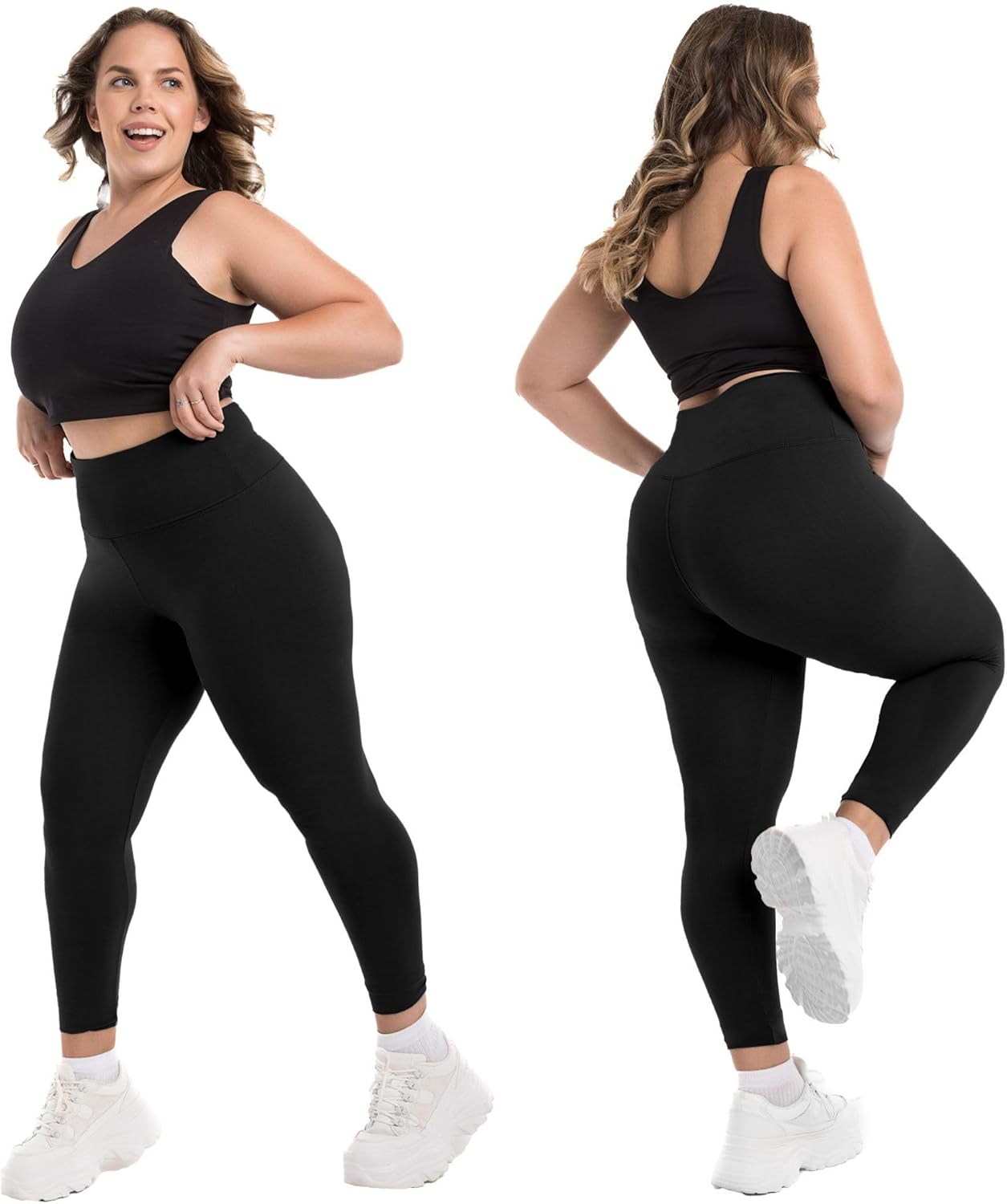 CADITEX Plus Size Leggings for Women - High Waist Buttery Soft Womens Leggings Plus Size Yoga Pants for Women CADITEX Plus Size Leggings for Women - High Waist Buttery Soft Womens Leggings Plus Size Yoga Pants for Women
