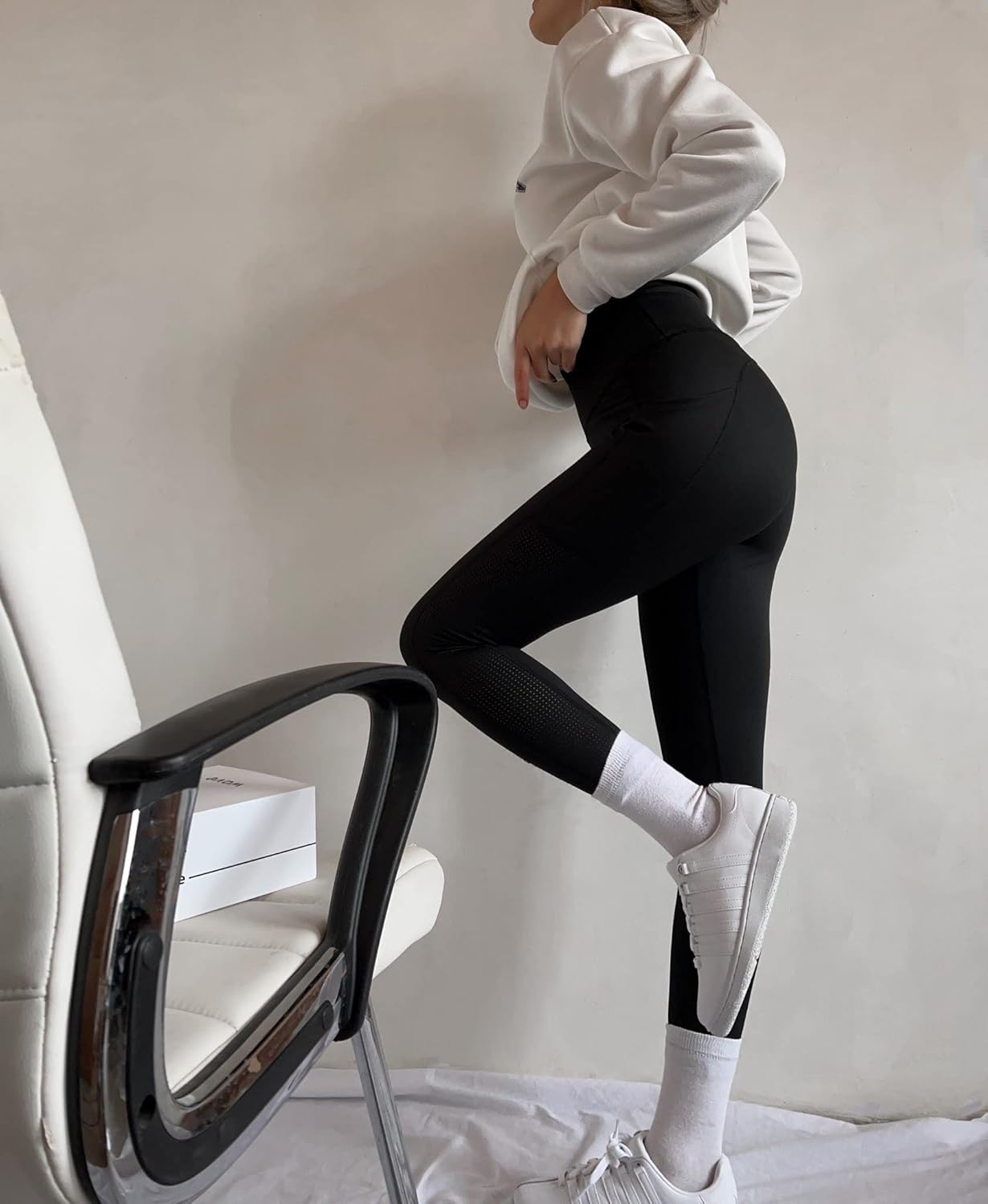 RAYPOSE Womens Workout Leggings for Women with Pockets Plus Size Gym High Waist Capri Yoga Pants with Mesh Cut Out RAYPOSE Womens Workout Leggings for Women with Pockets Plus Size Gym High Waist Capri Yoga Pants with Mesh Cut Out