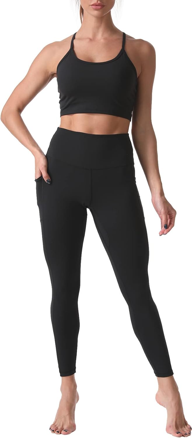 Sunzel Sunzfly Leggings for Women with Tummy Control High Waisted Yoga Pants 7/8 Length for Workout Sunzel Sunzfly Leggings for Women with Tummy Control High Waisted Yoga Pants 7/8 Length for Workout