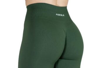 AUROLA Dream Collection Workout Leggings for Women High Waist Seamless Scrunch Athletic Running Gym Fitness Active Pants