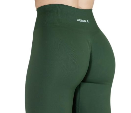 AUROLA Dream Collection Workout Leggings for Women High Waist Seamless Scrunch Athletic Running Gym Fitness Active Pants
