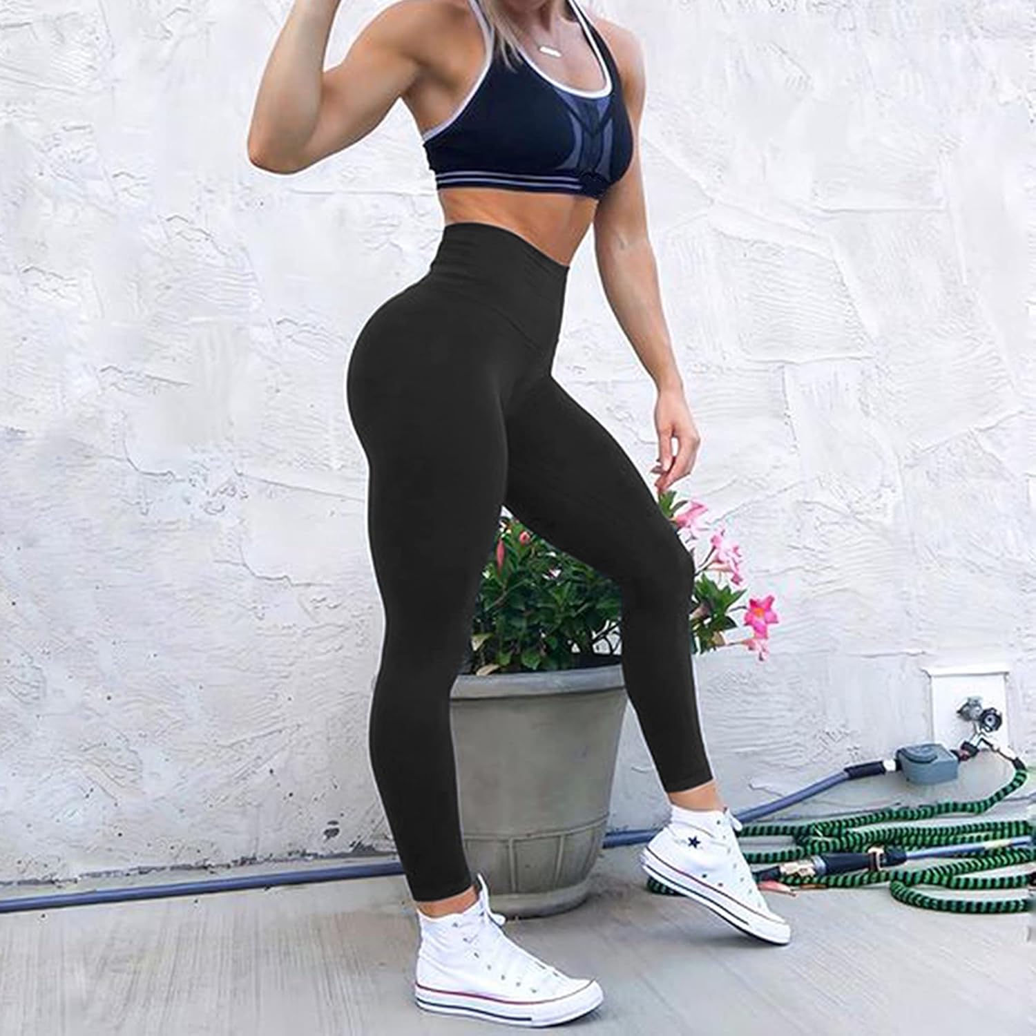 MOOSLOVER Seamless Butt Lifting Workout Leggings for Women High Waist Yoga Pants Compression Contour Tights MOOSLOVER Seamless Butt Lifting Workout Leggings for Women High Waist Yoga Pants Compression Contour Tights