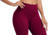 2 Pack Women’s Fleece Lined Leggings with Pockets,Winter Warm Lined Workout Yoga Pants High Waisted Thermal Tights Home |