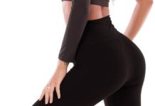 CADITEX Fleece Lined Leggings for Women – Women Leggings Buttery Soft Tummy Control Workout Gym Yoga Pants Black