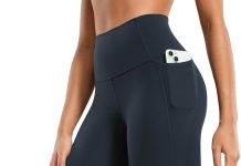 CRZ YOGA Butterluxe Workout Leggings Pockets 28” – High Waisted Gym Womens Yoga Pants Running Buttery Soft