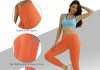 Match Womens High Waisted Active Yoga Pants with Pockets Tummy Control Workout Buttery Soft Leggings Home |
