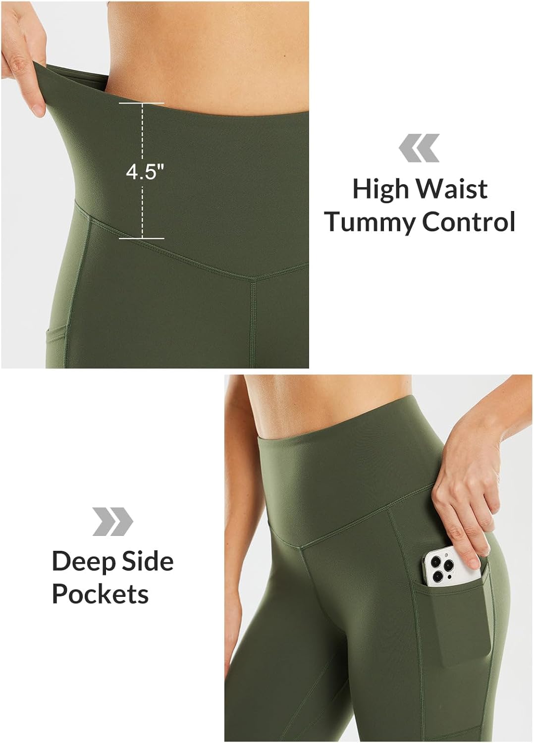 baleaf Nuleaf High Waisted Workout Leggings for Women - Buttery Soft Tummy Control Gym Fitness Yoga/8 Pant with Pockets baleaf Nuleaf High Waisted Workout Leggings for Women - Buttery Soft Tummy Control Gym Fitness Yoga/8 Pant with Pockets