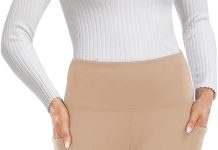 GAYHAY Fleece Lined Leggings for Women – Thick Winter Warm Thermal High Waisted Tummy Control Workout Yoga Pants