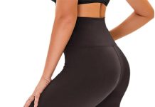 High Waisted Leggings for Women – No See Through Tummy Control Cycling Workout Yoga Pants with Pockets Reg & Plus