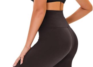 High Waisted Leggings for Women – No See Through Tummy Control Cycling Workout Yoga Pants with Pockets Reg & Plus