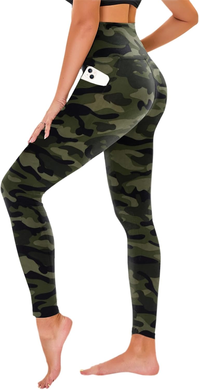 High Waisted Leggings for Women - No See Through Tummy Control Cycling Workout Yoga Pants with Pockets Reg Plus High Waisted Leggings for Women - No See Through Tummy Control Cycling Workout Yoga Pants with Pockets Reg Plus