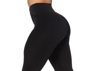 Sunzel Womens Flare Leggings No Front Seam Flare Yoga Pants with Tummy Control Crossover High Waist – 28″ / 30″ / 32″ / 34″