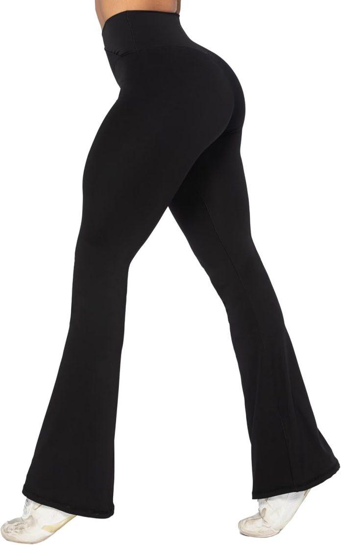 sunzel-womens-flare-leggings-no-front-seam-flare-yoga-pants-with-tummy-control-crossover-high-waist-34