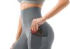 SINOPHANT High Waisted Leggings with Pockets Women, Full Length Capri Buttery Soft Stretchy Yoga Pants Home |