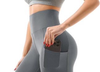 SINOPHANT High Waisted Leggings with Pockets Women, Full Length Capri Buttery Soft Stretchy Yoga Pants