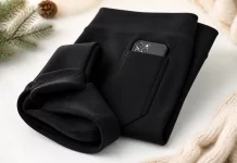 CHRLEISURE Fleece Lined Leggings Women with review